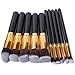 ARALOR Makeup Brushes Set 10pcs Cosmetic Brush Foundation Blending Blush Concealer Eye Face Lip Brushes for Powder Liquid Cream Complete Makeup Brush Kit Synthetic Bristles