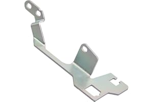 JTEYINH Throttle Cable and Kickdown Cable Bracket Compatible with Edelbrock Performer, Thunder AVS and All Quadrajet-style Carburetors Fits TH350, 700-R4, and 200-4R Cables Gold Anodized