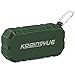 KOOINGYUE Enhanced Bass Stereo Version IPX56 Splash Proof Portable Bluetooth Speaker with Volume Amplifier 10 W Power, 33' Wireless Range Bluetooth 4.0, Custom Bass Radiator/Green