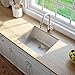 KRAUS Pax 22 1/2-inch 16 Gauge Undermount Single Bowl Stainless Steel Kitchen Sink, KHU23