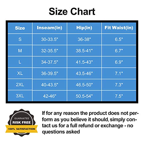 image for Roadbox Men's Running Compression Shorts 3 Pack, Baselayer Cool Dry Sp