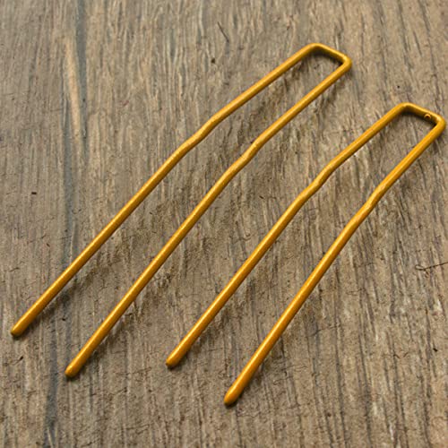 Hairpins for Bun ROCST Bobby Pins Clips for Ballet Woman girl Hairdressing salon 12pcs (Blonde