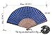 Salutto Hand Fan with Beautiful Fabric Musical Note Printed