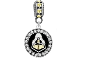 Final Touch Gifts University of Purdue Crystal Charm