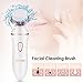Lady Electric Shaver Bikini Trimmer, Spaire 4 in 1 Electric Shaver for Women Rechargeable Hair Removal Facial Cleansing Brush Cordless Wet/Dry for Leg, Underarm, Bikini Line