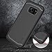 Galaxy S7 Case, LK [Armor Shield] Shock Absorbent Dual Layer Hard PC Cover + TPU Inner Hybrid Defender Case For Samsung Galaxy S7 (Black)