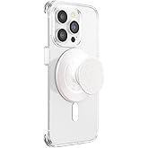 PopSockets Phone Grip for MagSafe, Magnetic Holder, Phone Stand, White - Horchata
