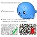 Geolinca Bath Toys, 8 Packs Light-Up Floating Pool Fun Unicorn Dolphin Toys, 7 Color Flashing Bathtub Water Toys for Baby Toddlers Kids Infants Boys Girls Animal Toy Set Colorful