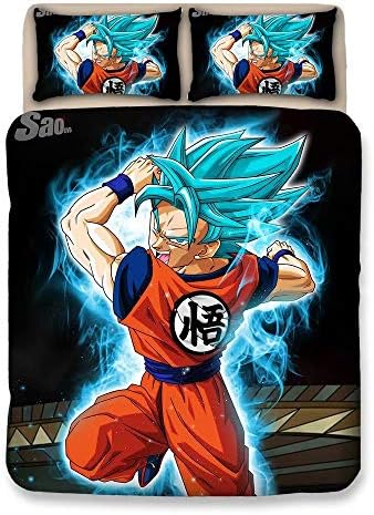 Fjmm アニメドラゴンボール布団カバーセット 3d寝具セット 掛け布団カバー1枚と枕カバー2枚 ソフト 輸入 フル Fjmm アニメドラゴンボール布団カバーセット 3d寝具セット 掛け布団カバー1枚と枕カバー2枚 ソフト 輸入 フル