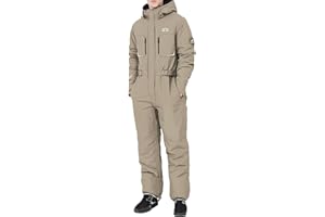 Winter Outdoor Riding Insulated Full-Body Suit, Winter Jumpsuit for Men Women,Waterproof Freezer Snowmobile Suits