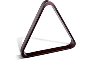 HMQQ Solid Wood Billiard 8-Ball Triangle / 9-Ball Diamond Pool Ball Racks for 2-1/4" Pool Balls, Pool Table Accessories