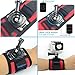 SmilePowo 42-in-1 Accessorries Kit for Hero 9 8 Max 7 6 5 4 3 3+ 2 1 Black Session Fusion Insta360 DJI AKASO APEMAN YI Campark XIAOMI Action Camera Accessories Kit (Red Wrist)