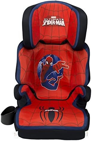 Disney KidsEmbrace Belt Positioning High Back Booster Car Seat transitions to Backless Booster, Ultimate Spider-Man by Disney KidsEmbrace