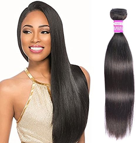 Brazilian Virgin Hair Straight 1 Bundle 8a Brazilian Straight Hair Bundle Deals Unprocessed Virgin Brazilian Straight Hair Natural Black 16 Inch 100g