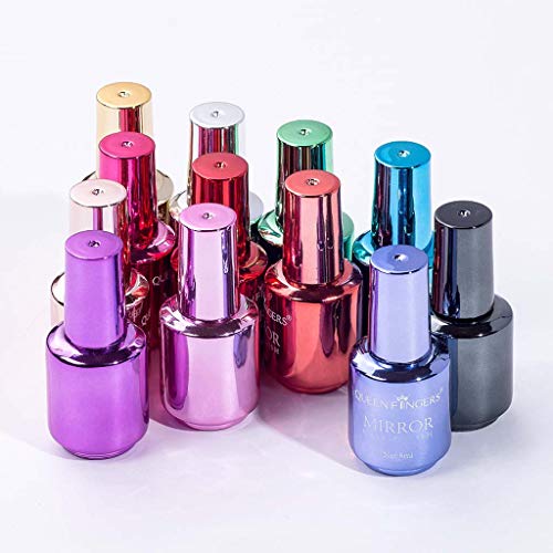 Nail Lacquers,Mirror Nail Polish Plating Silver Paste Metal Color Stainless Steel Mirror Silve,Metal, Nail Art Accessories,