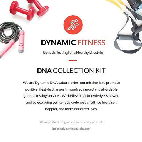 Dynamic DNA Labs | Nutrition + Fitness DNA Test - Genetic Testing Kit - Includes 74 Genetic Traits