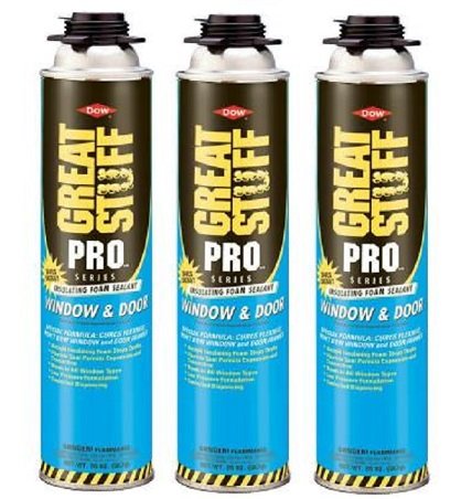Dow Great Stuff Pro Window and Door 20oz Foam - 187273 - Pack of 3