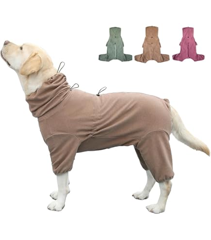 Pyjama Chaud D'Hiver Pour Chien - Manteau Doux Taille XXXL Bleu