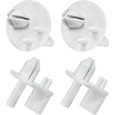 4 Pack 241993101 Refrigerator Crisper Shelf Cover Support Compatible with Frigidaire Electrolux Replace 1513081 240350802 AH2358879 AP4393090 EA2358879