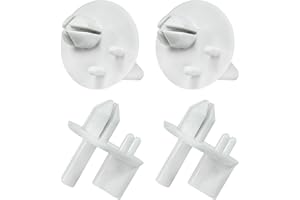 KITFIT 4 Pack 241993101 Refrigerator Crisper Shelf Cover Support Compatible with Frigidaire Electrolux Replace 1513081 240350802 AH2358879 AP4393090 EA2358879