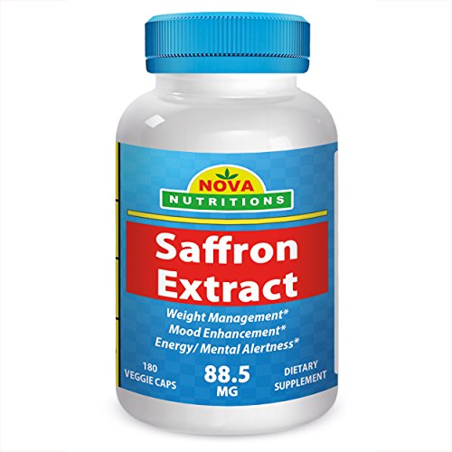 Saffron Extract 88.5 mg 180 Vcaps by Nova Nutritions