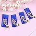 Rain Queen Alloy Gold Flower 3D Nail Art Pendant Carve Rhinestones DIY Decorations Chains Dangle 5pcs