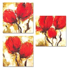 Canvas Wall Art Beautiful Pictures Collections Painting Artwork for Home Prints Framed - 12"x12"x3 Panels