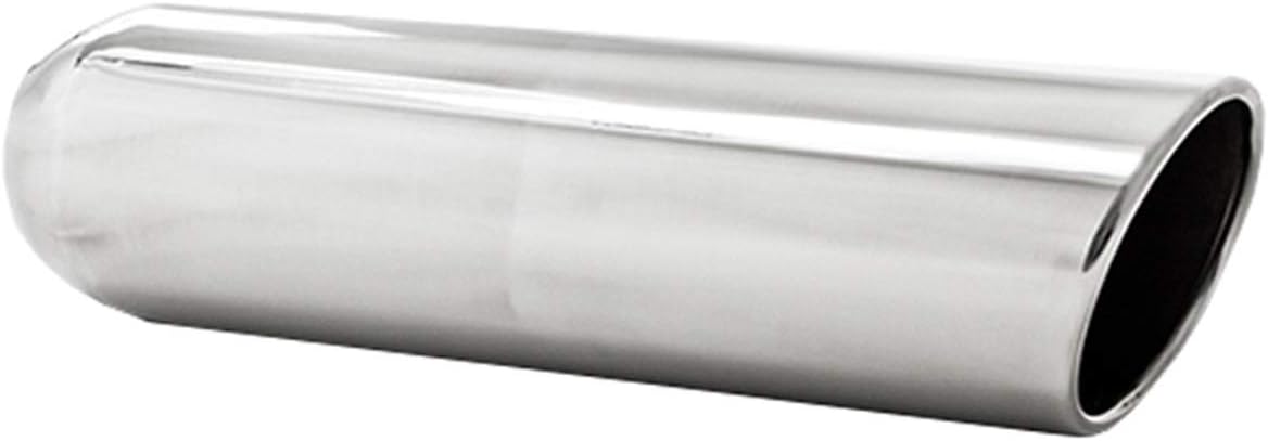 MBRP T5136 4 O.D. 3 Inlet 16 Length T304 Stainless Steel Angled Cut Rolled Exhaust Tip by MBRP