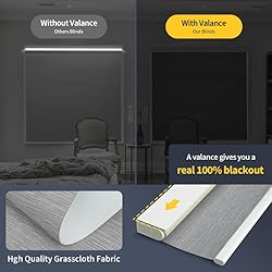 CITOLEN Motorized Blinds with Valance Cover