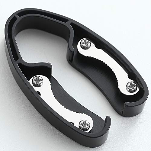 Premium Dual Blade Wine Foil Cutter, Wine Bottle Opener Accessory, Gift for Wine Lovers by YWQ (White Black)