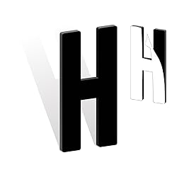 6 Inch Self Adhesive House Numbers, Acrylic Modern