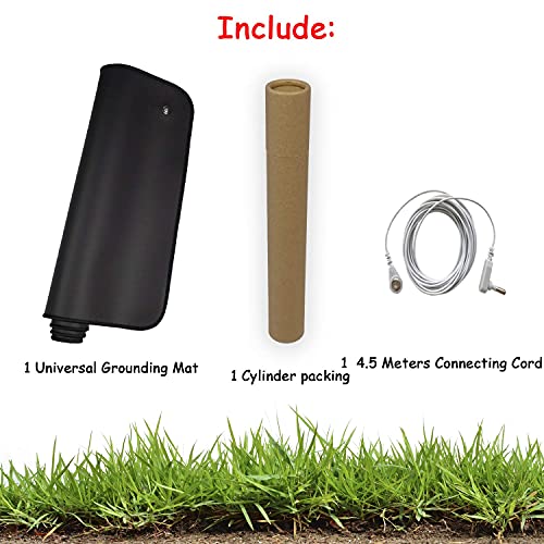 CONDUCTIVE Brand Grounding Mat Pad Kit with Grounded Cord, 23.6"x 13
