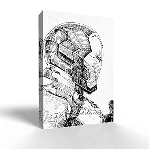 Marvel Avengers Iron Man Painting Wall Poster Decor...