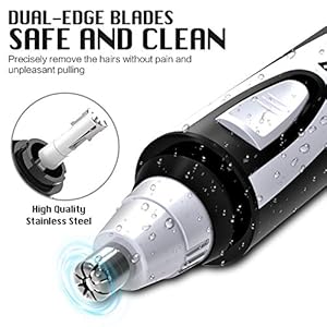 eyebrow and facial hair trimmer