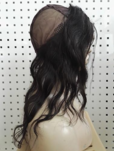 Arison Hair 360 Lace Band Frontal Body Wave Remy Human Hair Lace Frontals With Cap Natural Color(10 inch)