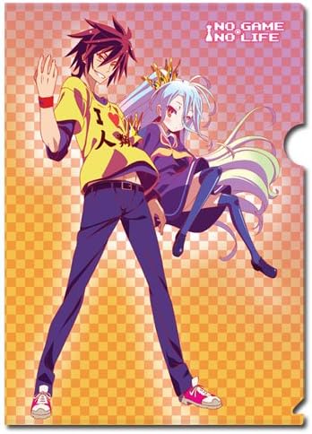 File Folder - No Game No Life - Sora & Shiro BLANK Stationery Anime Licensed ge26377