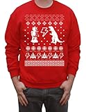 Happy Family Clothing Men's Geeky Ugly Sweater Pullover Sweatshirt