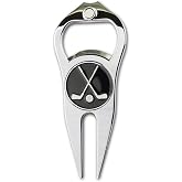GOLTERS Golf Divot Repair Tool with Ball Marker, A Unique and Multi-Functional Golf Accessory, Nickel