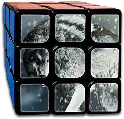 Fiercely Wolf 333 Super-durable Cube,Easy Turning And Smooth Play, Developing Intelligence