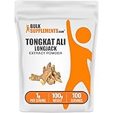 BulkSupplements.com Longjack Extract Powder - Tongkat Ali Extract, Tongkat Ali for Men & Women - Gluten Free, 1g per Serving, 100g (3.5 oz) (Pack of 1)