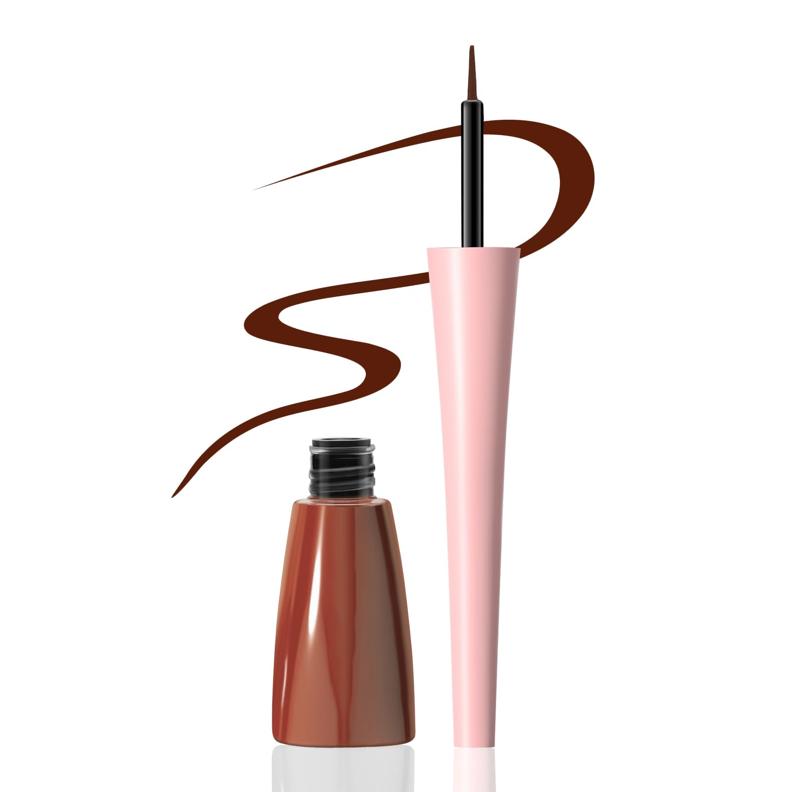 Boobeen Liquid Eyeliner Pen, Colored Eye Liner Waterproof Smudge Proof, Eyeliner Ink Liner with Precision Tip for Bold Eye Looks