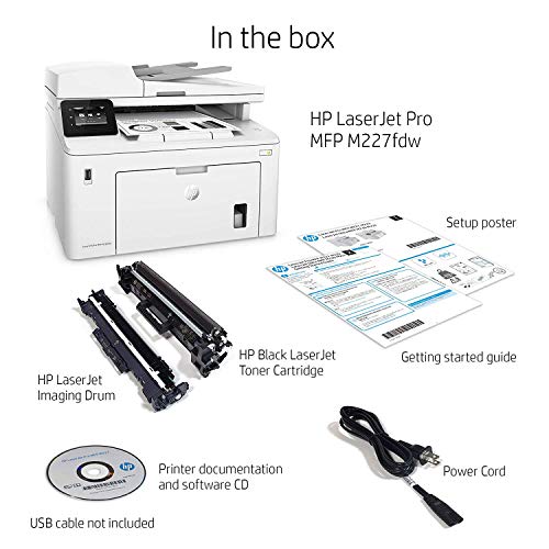 HP LaserJet Pro MFP M227fdw Wireless Monochrome AllinOne Printer with