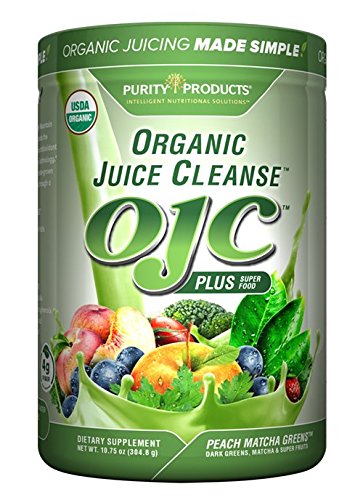 OJC - Matcha Peach Greens - Certified Organic Juice Cleanse, 10.75 oz