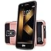 Circlemalls LG K20 Plus Case, LG K20 V Case, LG Harmony Case, LG Grace Case, 2-Piece Style Hybrid Shockproof Hard with [Premium Screen Protector] Stylus Touch Screen Pen (Rose Gold)