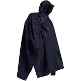 longsinger Hooded Rain Poncho for Adult with Pocket Waterproof Lightweight Unisex Raincoat for Hiking Camping Emergency
