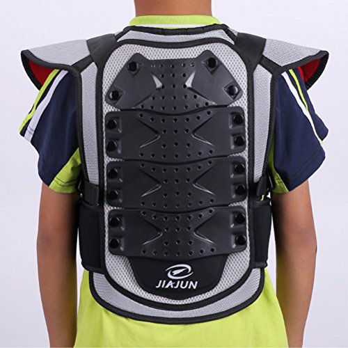 image for Takuey Children Motorcycle Armor Vest Kids Sports Chest Back Spine Pro