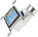 Speedi-Boot SBH-484 NB 4-Inch Width by 8-Inch Length to 4-Inch Diameter 90-Degree Register Vent Boot with Adjustable Hangers