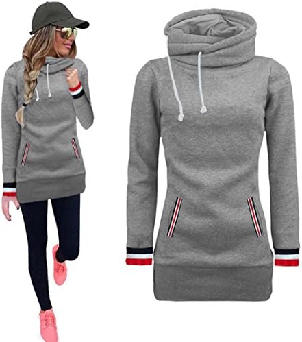 Big Promotion! Women Shirts WEUIE Long Sleeve Blouse Sweater Sweatshirt Pullovers Tops (Size S/ US 6, Gray)