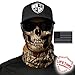 Sa Company Face Shield with Blackout Sticker (Forest Camo Skull)