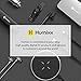 Humixx Phone Ring Holder, Stainless Steel Cell Phone Finger Stand, 360° Rotation Thin Universal Kickstand, Magnetic Car Mount for iPhone 11/11 Pro/11 Max/XR/XS Max, Samsung S10, Huawei P30 - Silver